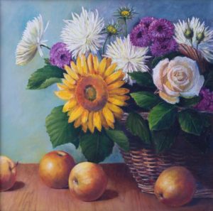 01 Basket Of Flowers